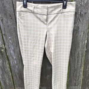 The Limited Exact Stretch Crop Sz 8 Khaki Print